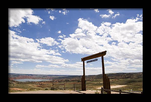 Photograph of a Wyoming Ranch Landscape