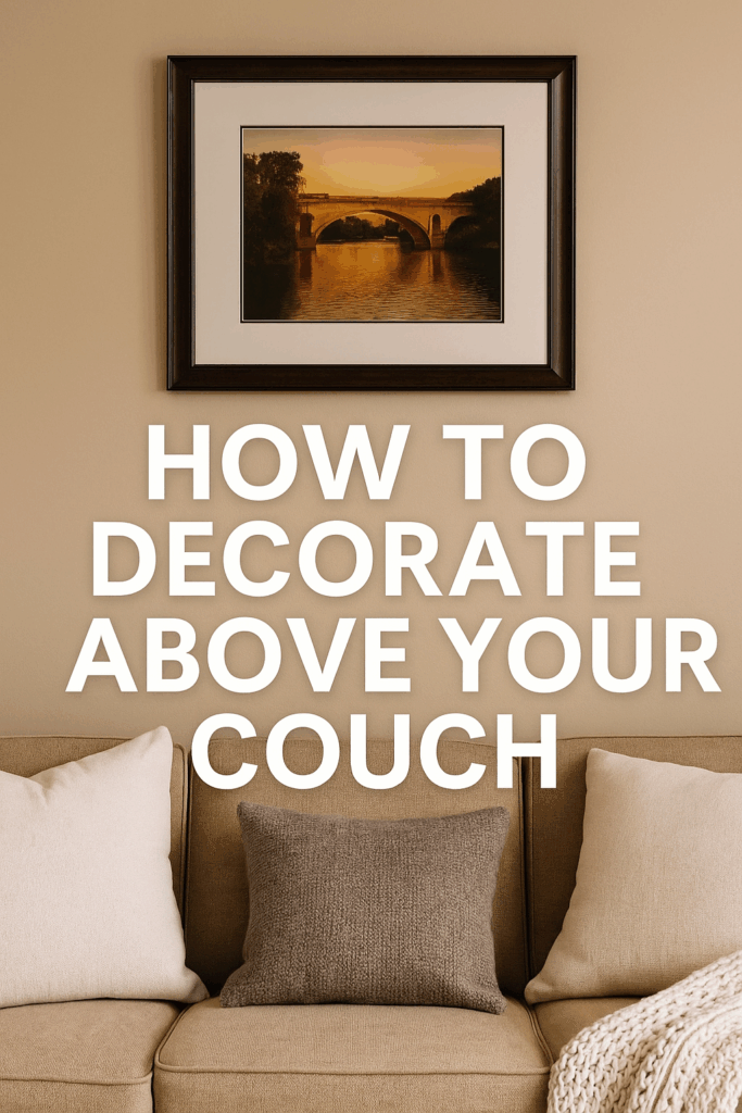 Decorate Above Your Couch: Why Art Above the Couch Matters