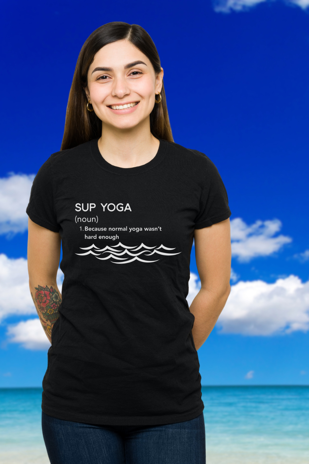 SUP Yoga Definition Tee: Because Normal Yoga Wasn’t Hard Enough
