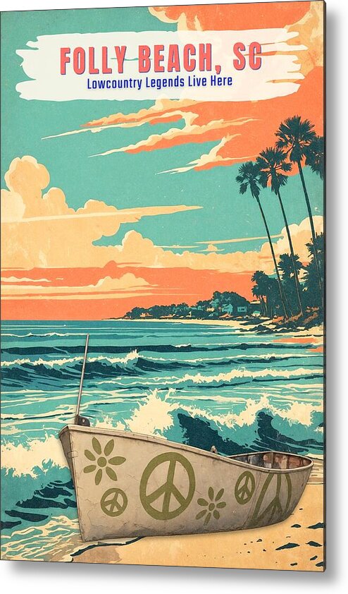 Vintage Poster Spotlight: Folly Beach, SC