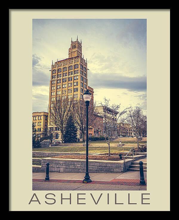 Asheville NC travel poster by Bob Pardue