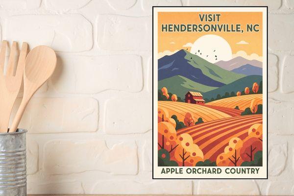 retro posters for Kitchens, Living Rooms, and Cabins