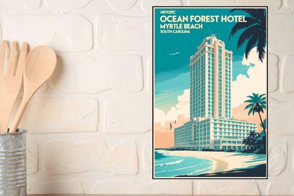 Vintage style Travel Posters collection