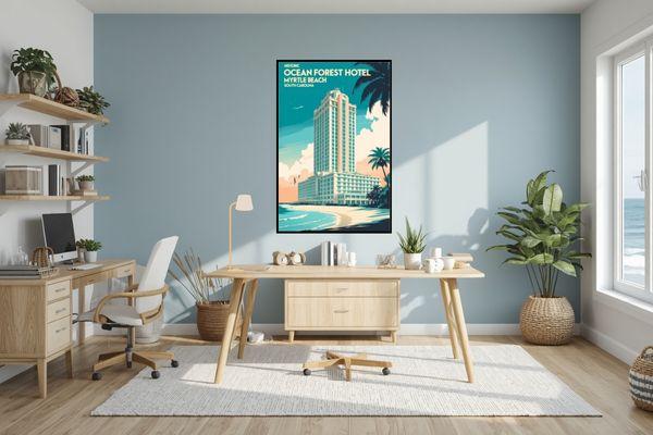Ocean Forest Poster wall art