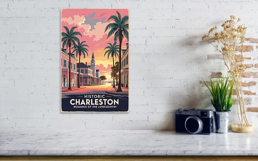 Charleston South Carolina Retro Travel Poster Collection