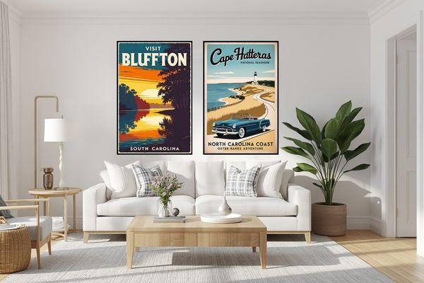 South Carolina Travel Posters