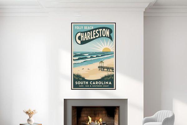 Coastal Wall Art Prints for office deocr