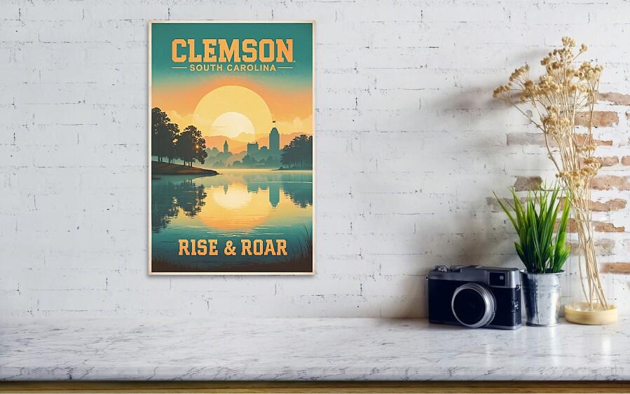 Clemson SC wall art