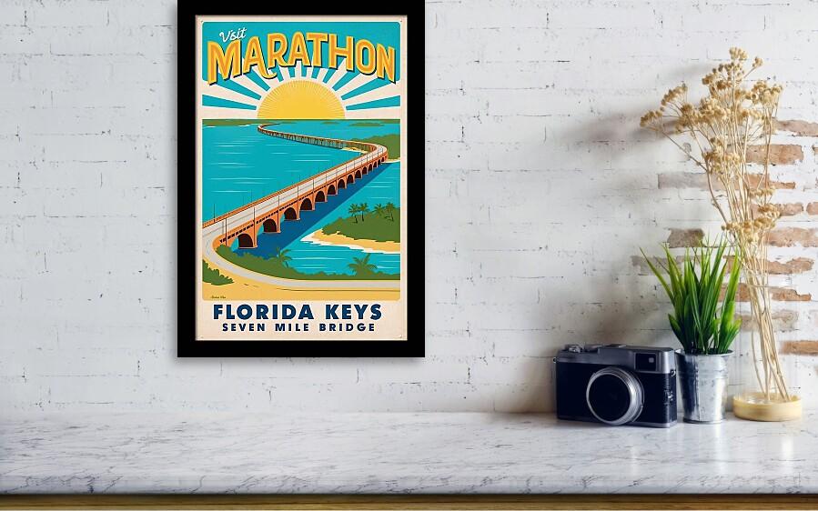 The New Florida Keys Retro Travel Posters Collection