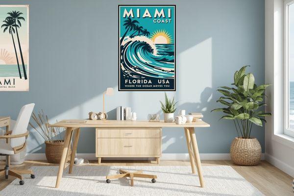 Wall Art for Coastal Living Rooms, Offices, and Beach Homes