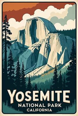 Yosemite National Park Poster