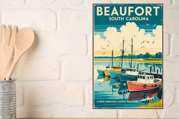Coastal Travel Posters from South Carolina